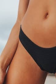 Bikini Textualised Black